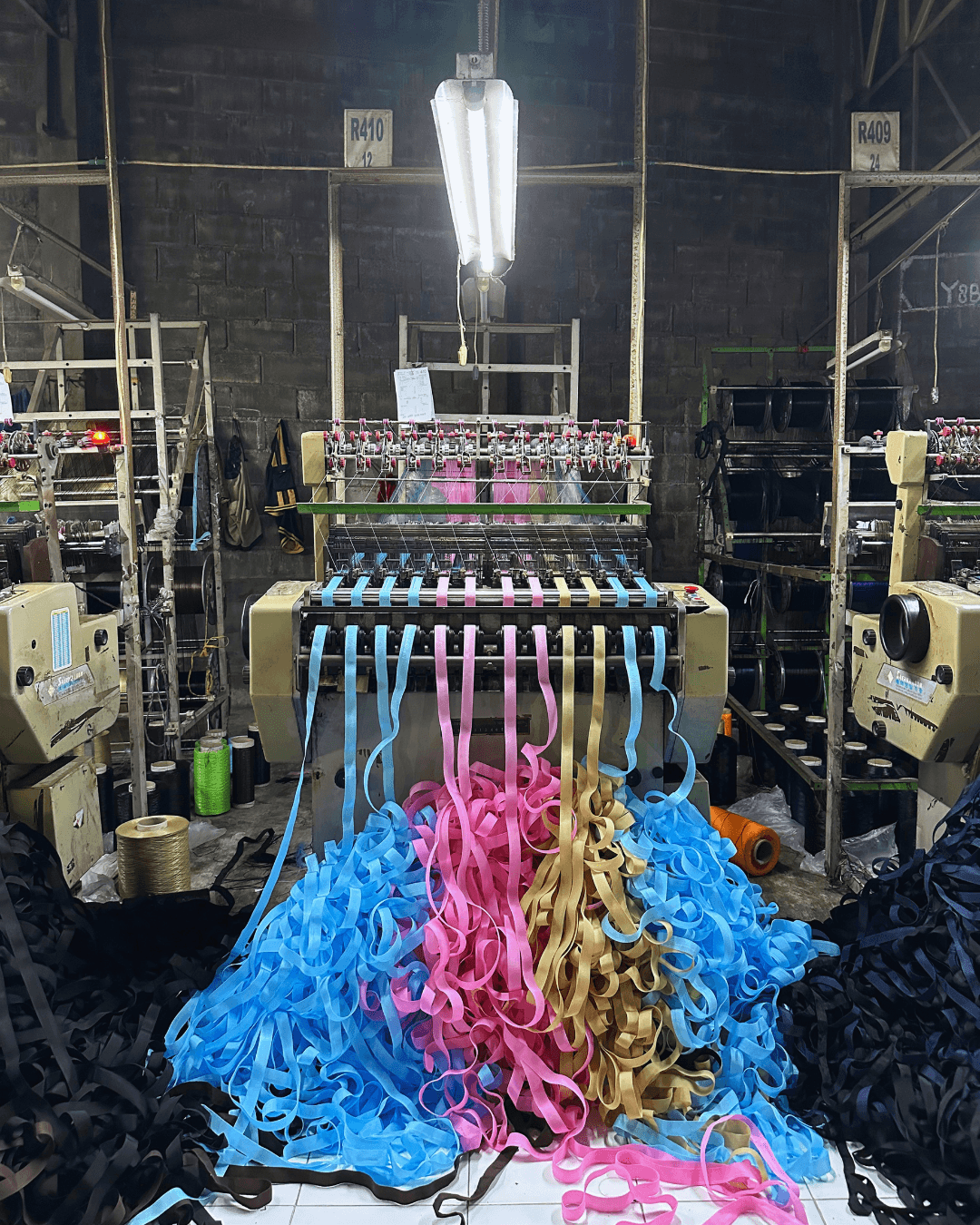 Proses produksi tali webbing Gema Sutera