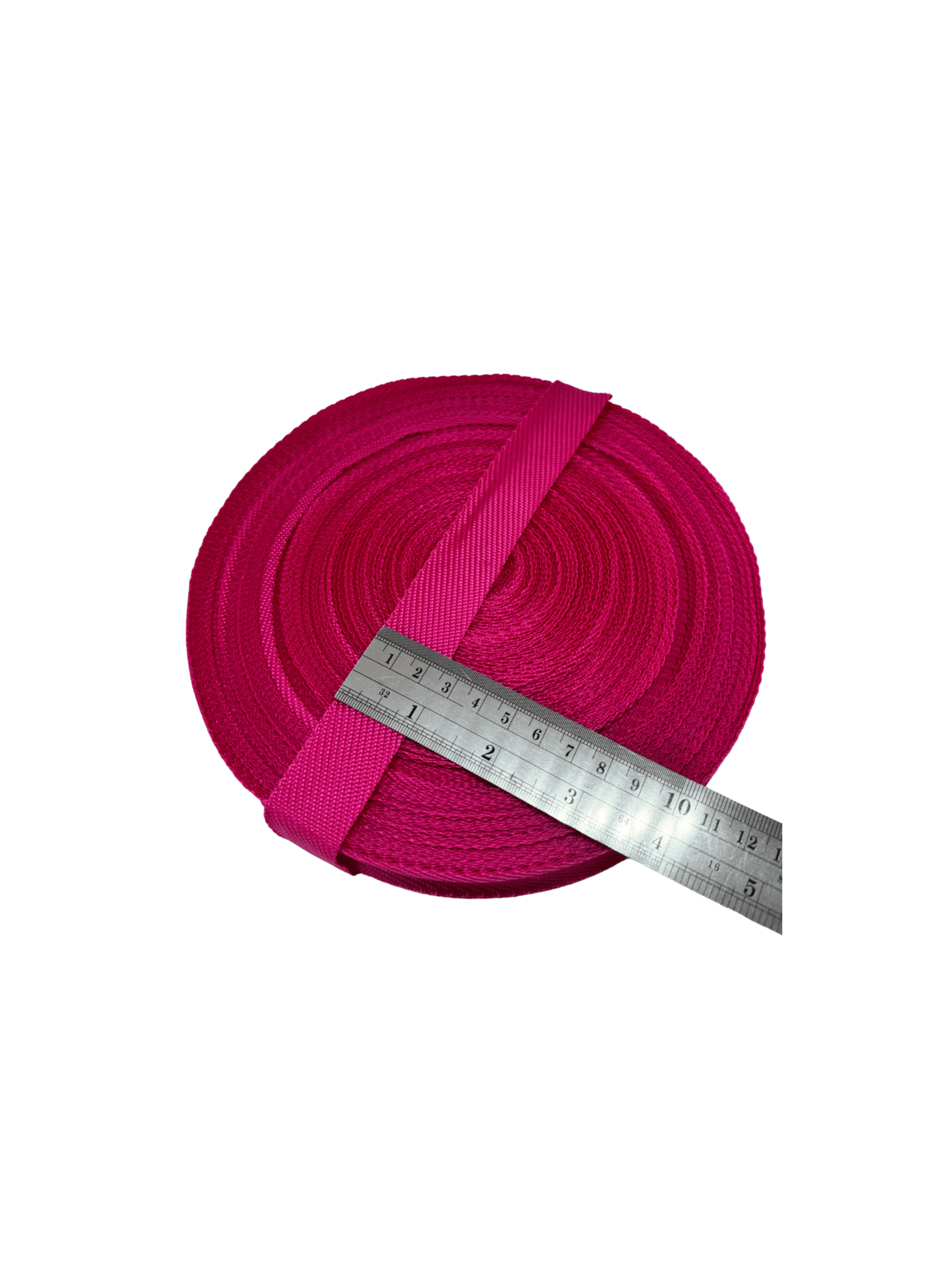 Contoh tali webbing warna Magenta