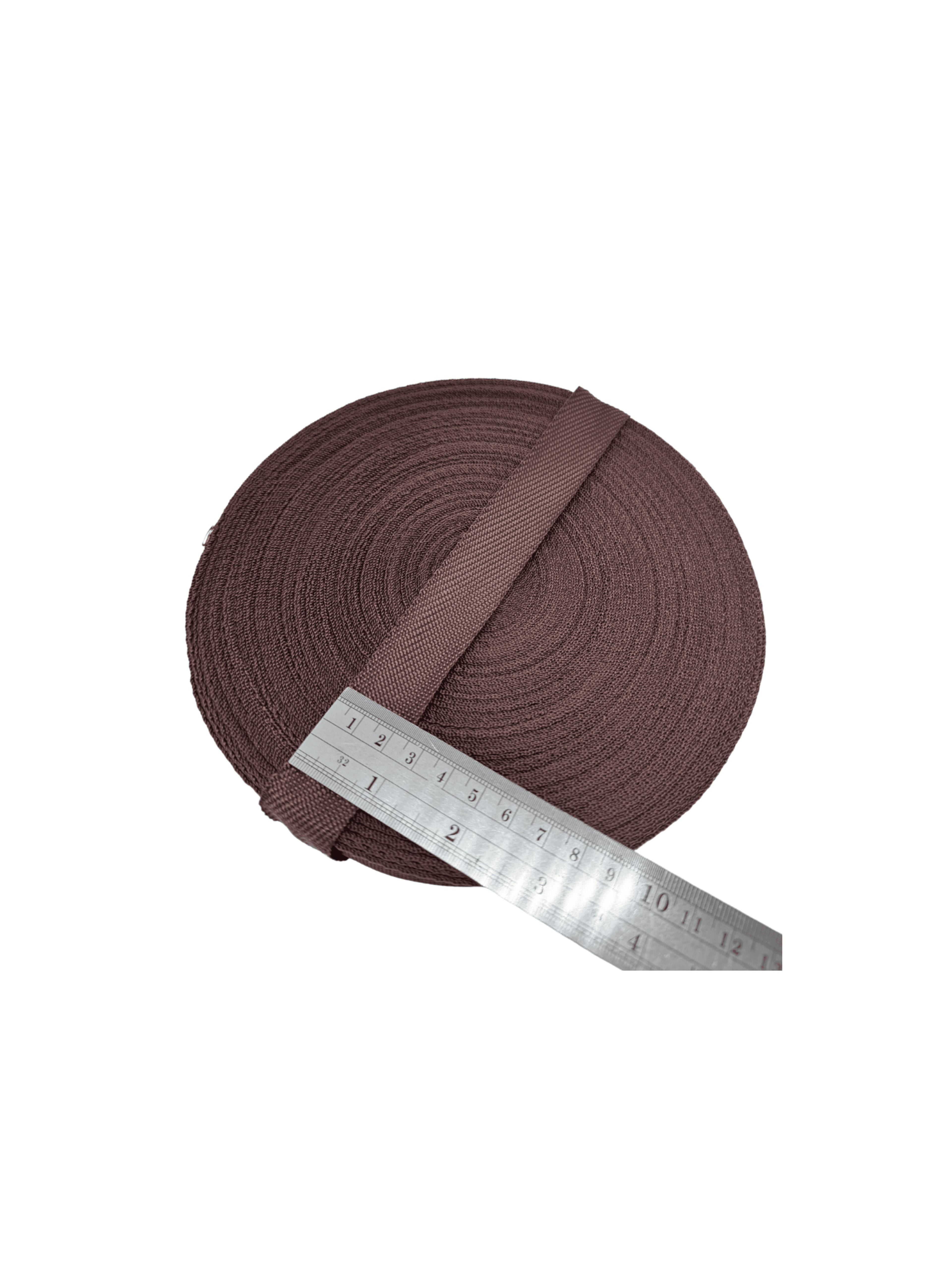 Contoh tali webbing warna Cokelat